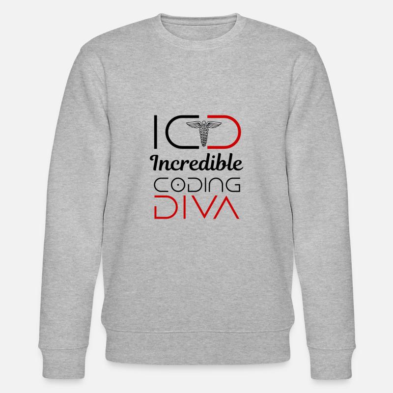 Medical Coder Profession Medical - Stanley/Stella CHANGER Unisex Organic Sweatshirt - heather grey