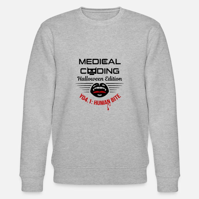 Halloween Medicine Coder Medical - Sweat bio CHANGER Stanley/Stella Unisexe - gris chiné