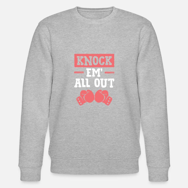 knock out boxes - Stanley/Stella Unisex Bio-Sweatshirt CHANGER  - Grau meliert