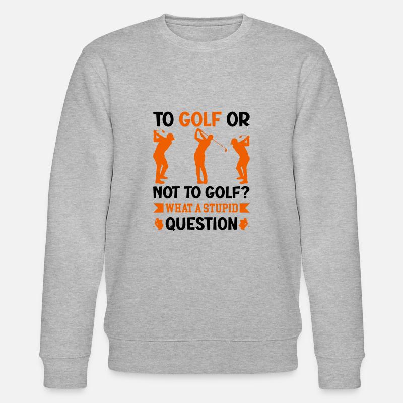 Golf Golfing - Sweat bio CHANGER Stanley/Stella Unisexe - gris chiné