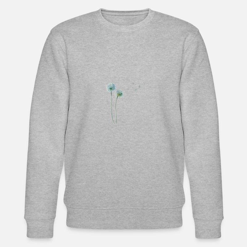Löwenzahn Dandelion - Stanley/Stella Unisex Bio-Sweatshirt CHANGER  - Grau meliert