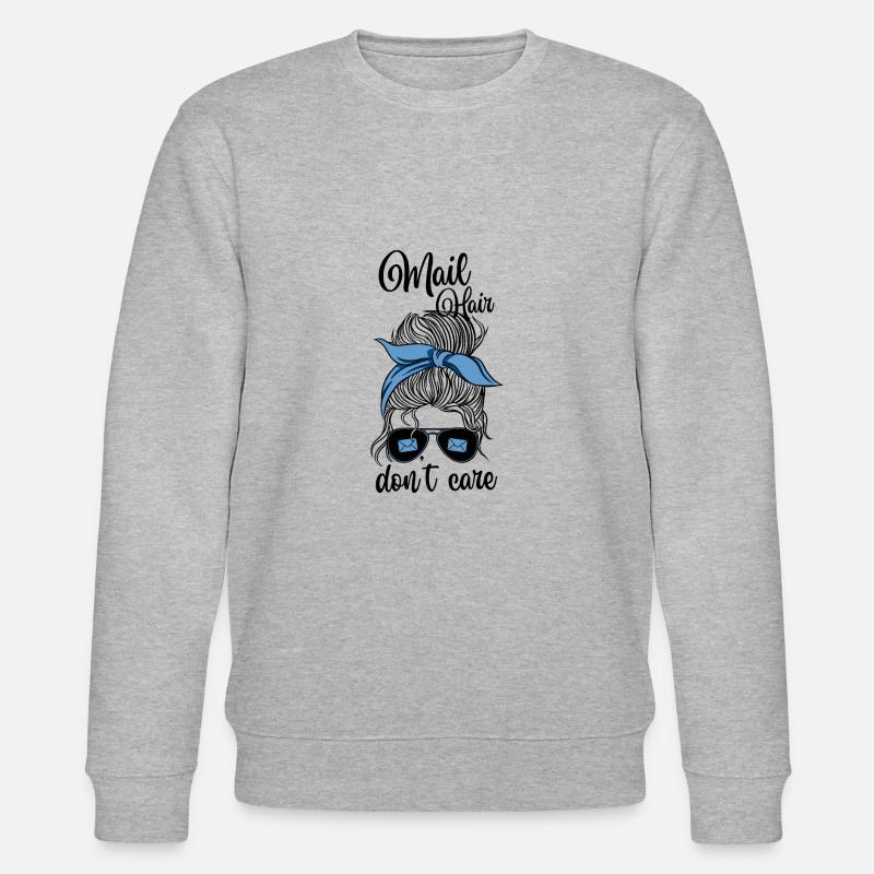Postbote Postbotin Post Briefträger - Stanley/Stella Unisex Bio-Sweatshirt CHANGER  - Grau meliert