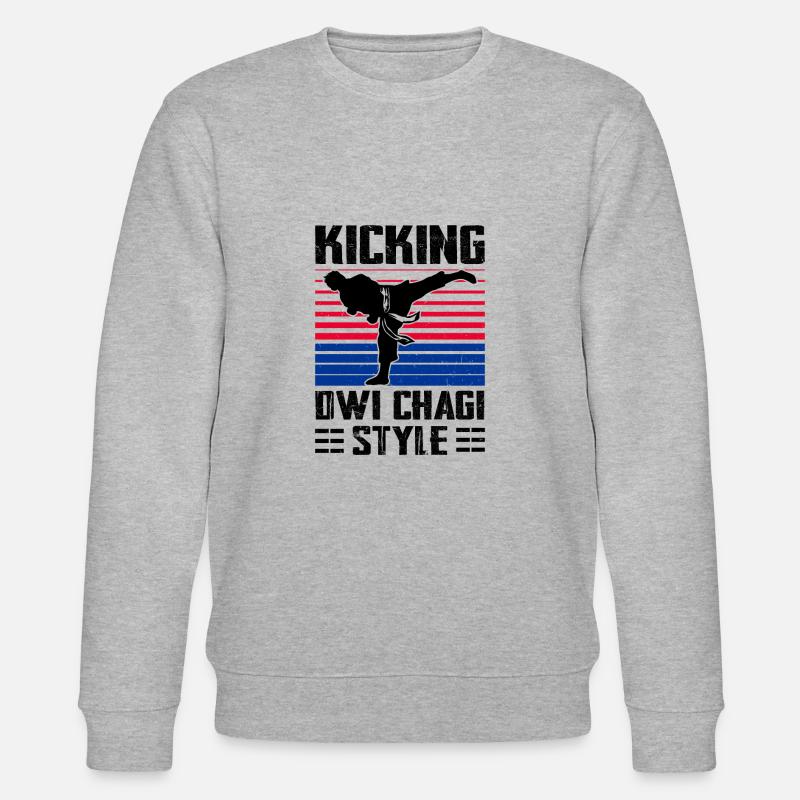 Tang Soo Do Geschenk - Stanley/Stella Unisex Bio-Sweatshirt CHANGER  - Grau meliert