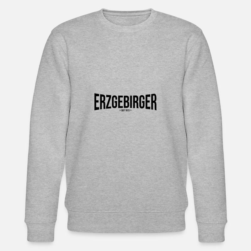 Erzgebirger seit 1973 - Stanley/Stella Unisex Bio-Sweatshirt CHANGER  - Grau meliert