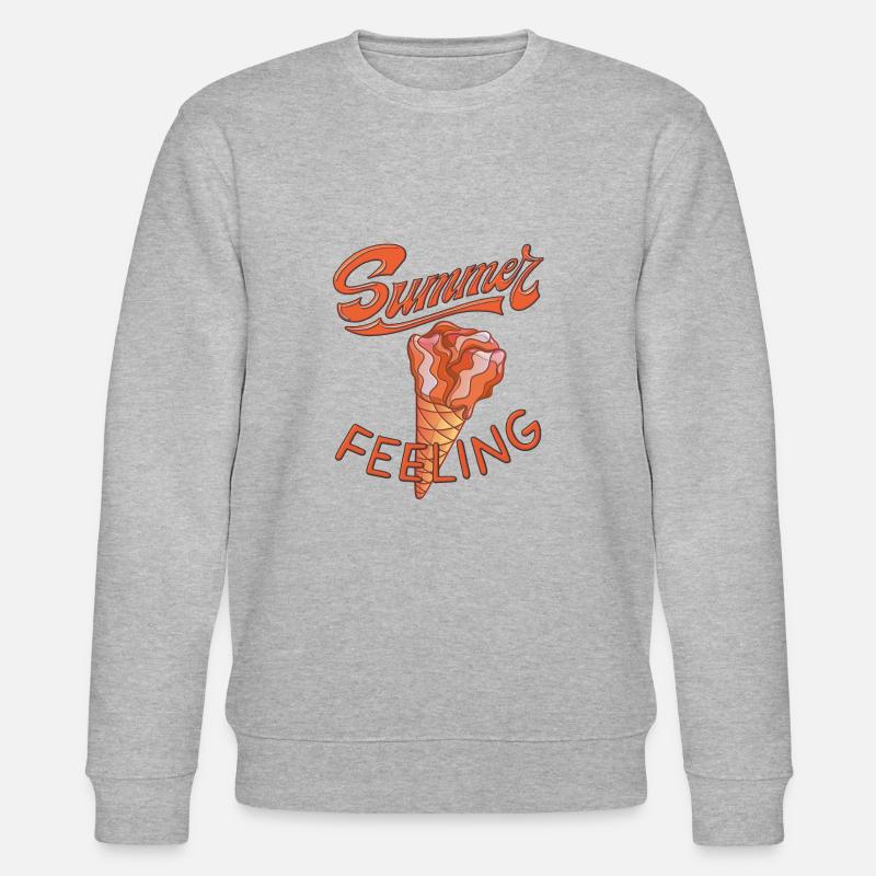 SUMMER FEELING EIS - Stanley/Stella Unisex Bio-Sweatshirt CHANGER  - Grau meliert