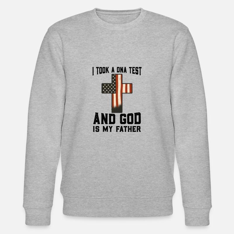 Dieu Christ Parole chrétienne - Sweat bio CHANGER Stanley/Stella Unisexe - gris chiné