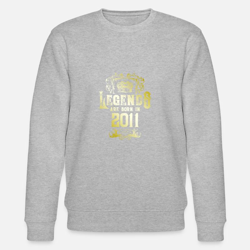2011 Anniversaire des légendes - Sweat bio CHANGER Stanley/Stella Unisexe - gris chiné