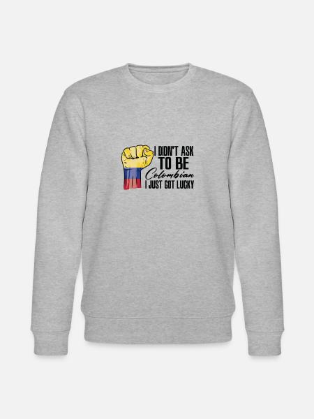 Fierté colombienne Drapeau colombien - Sweat bio CHANGER Stanley/Stella Unisexe - gris chiné