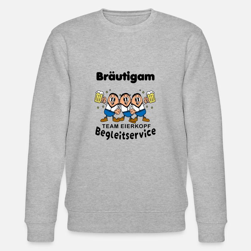 Bäutigam Begleitservice - Stanley/Stella Unisex Bio-Sweatshirt CHANGER  - Grau meliert