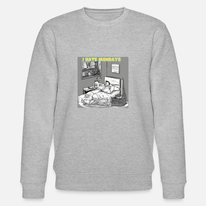 Gâche du matin ou lève-tard? - Sweat bio CHANGER Stanley/Stella Unisexe - gris chiné