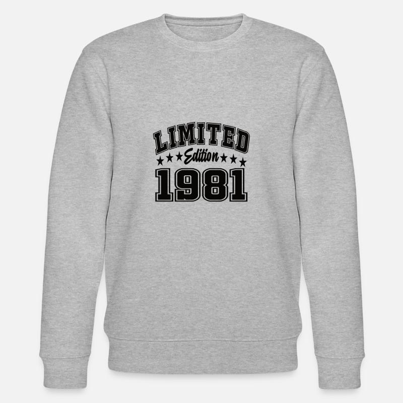 Limited Edition 1981 - Stanley/Stella Unisex Bio-Sweatshirt CHANGER - Grau meliert