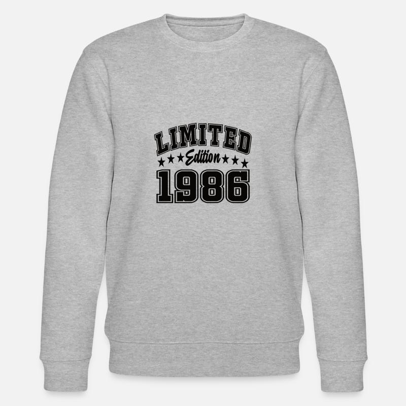 Édition limitée 1986 - Sweat bio CHANGER Stanley/Stella Unisexe - gris chiné
