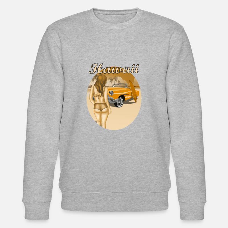 HAWAII - Stanley/Stella Unisex Bio-Sweatshirt CHANGER  - Grau meliert