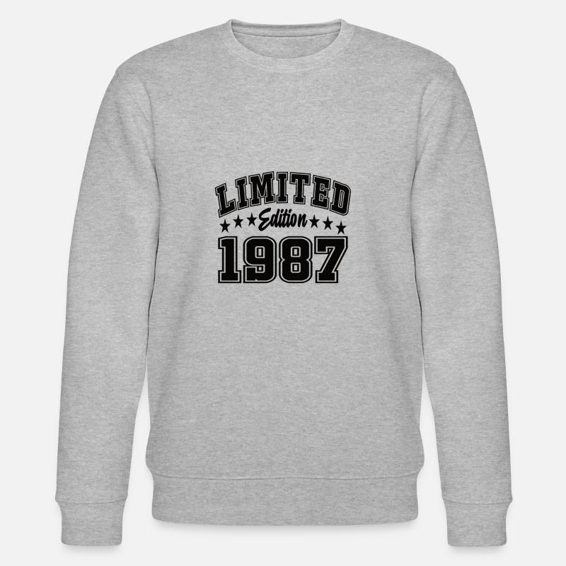 Limited Edition 1987 - Stanley/Stella Unisex Bio-Sweatshirt CHANGER  - Grau meliert