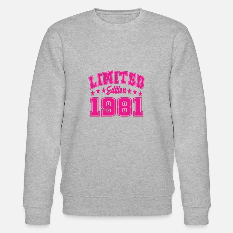 Limited Edition 1981 - Stanley/Stella Unisex Bio-Sweatshirt CHANGER - Grau meliert