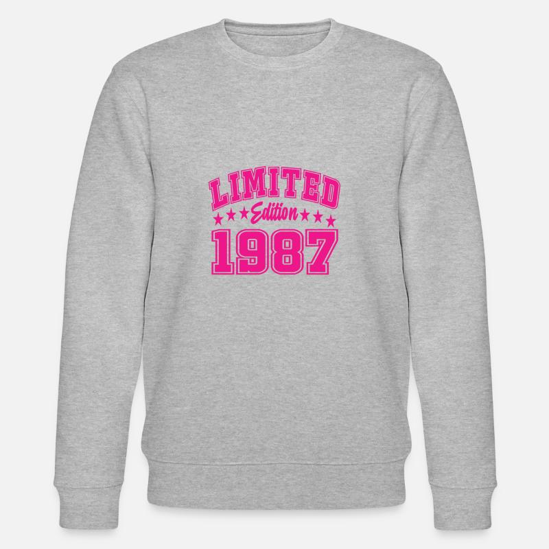 Limited Edition 1987 - Stanley/Stella Unisex Bio-Sweatshirt CHANGER  - Grau meliert