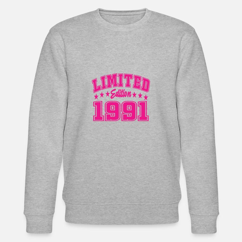 Limited Edition 1991 - Stanley/Stella Unisex Bio-Sweatshirt CHANGER  - Grau meliert