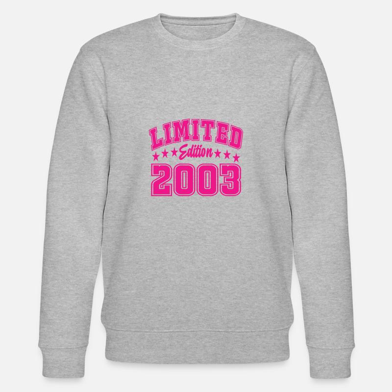 Limited Edition 2003 - Stanley/Stella Unisex Bio-Sweatshirt CHANGER  - Grau meliert
