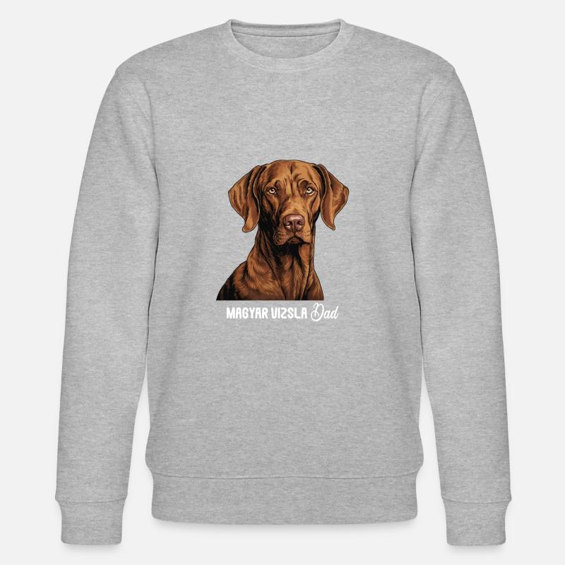 Magyar Vizsla - Stanley/Stella Unisex Bio-Sweatshirt CHANGER  - Grau meliert
