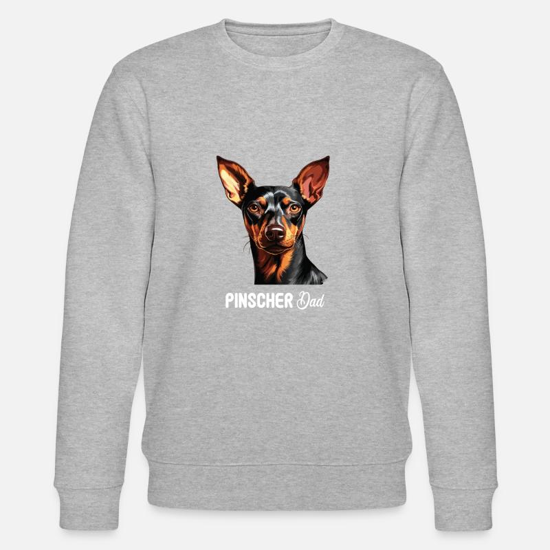 Pinscher - Stanley/Stella Unisex Bio-Sweatshirt CHANGER  - Grau meliert