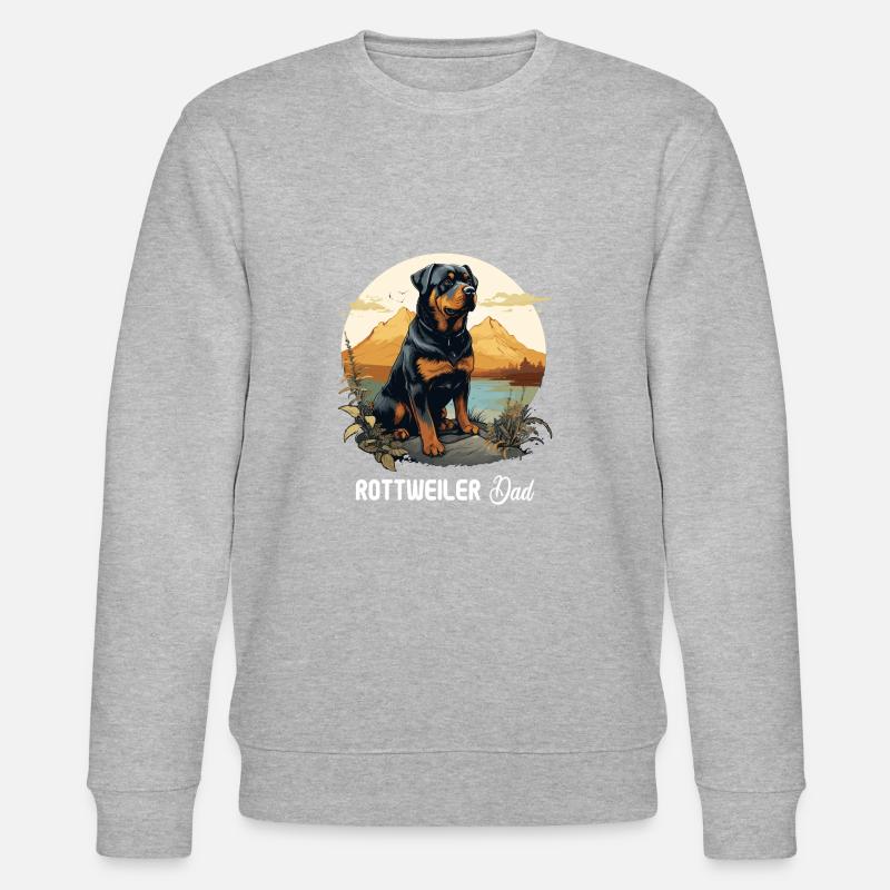 Rottweiler - Stanley/Stella Unisex Bio-Sweatshirt CHANGER  - Grau meliert