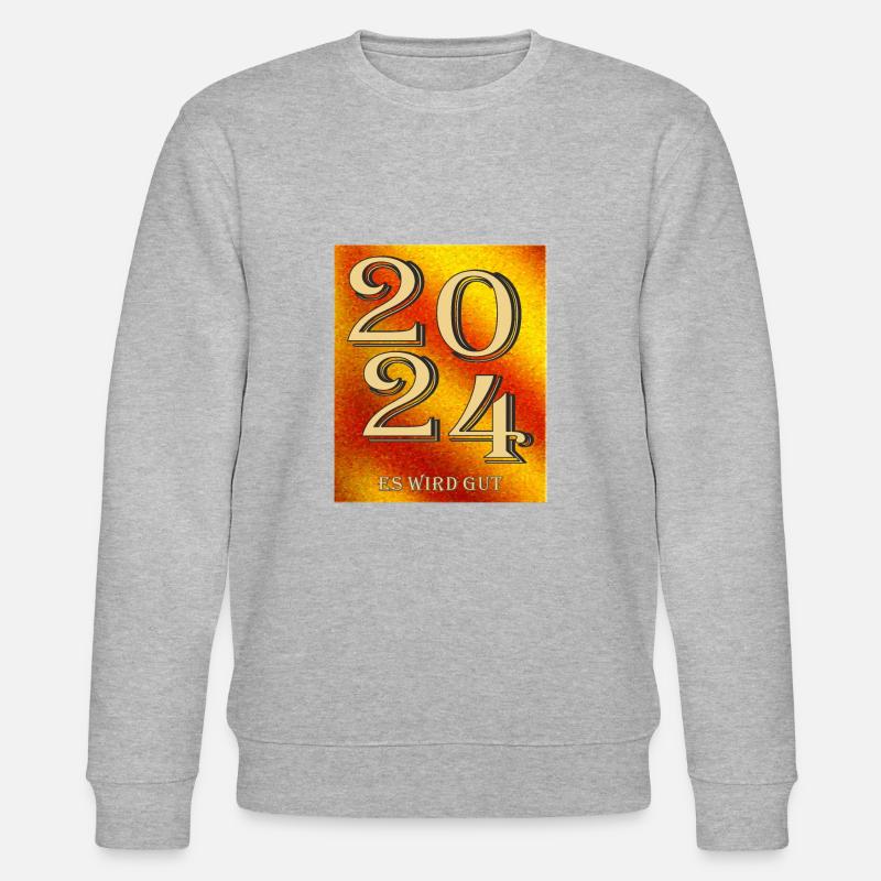 2024 ES WIRD GUT - Stanley/Stella Unisex Bio-Sweatshirt CHANGER  - Grau meliert