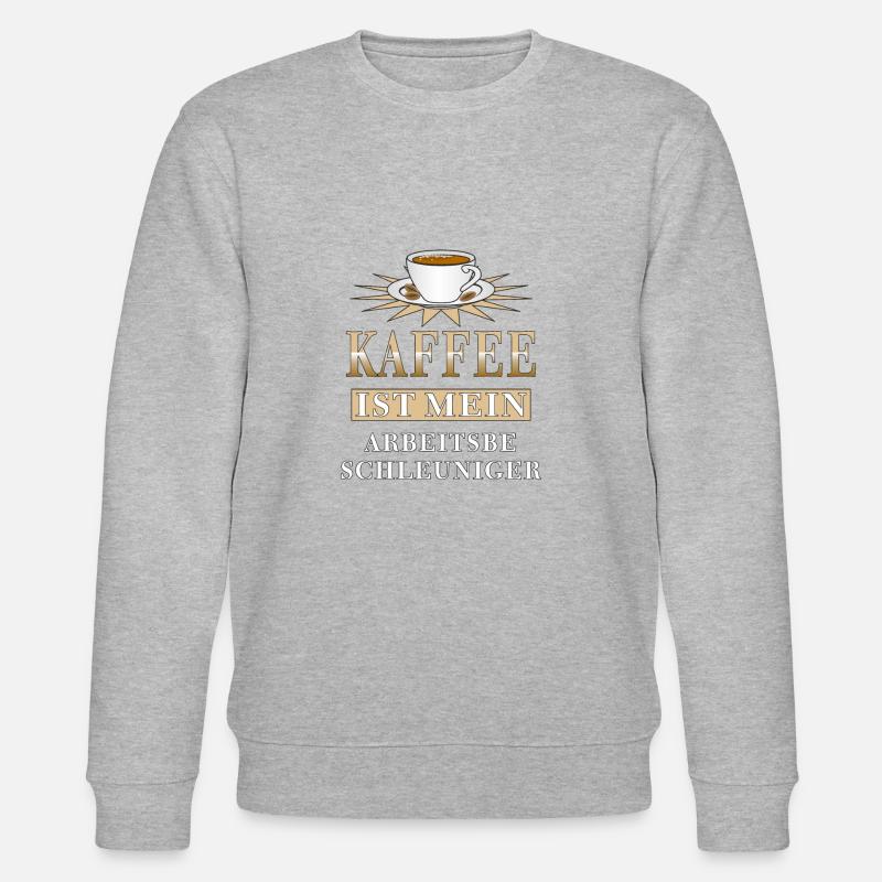 KAFFEE - Stanley/Stella Unisex Bio-Sweatshirt CHANGER  - Grau meliert