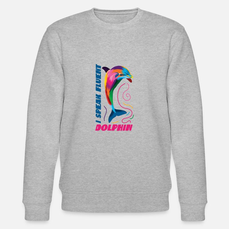 Dauphin Je parle couramment Dauphin - Sweat bio CHANGER Stanley/Stella Unisexe - gris chiné