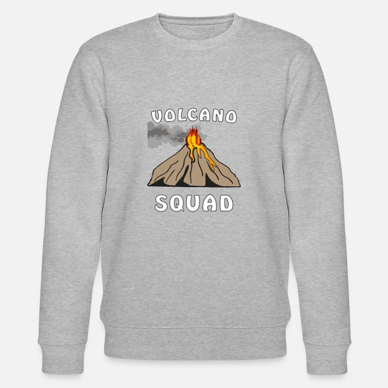 VOLCANO SQUAD - Stanley/Stella Unisex Bio-Sweatshirt CHANGER  - Grau meliert