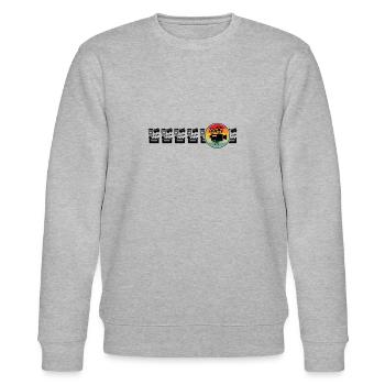 Kino Filmnacht Filmfan Kinokamera Cam - Stanley/Stella Unisex Bio-Sweatshirt CHANGER  - Grau meliert - Vorne - Nik (191cm) & Marisol (170cm)