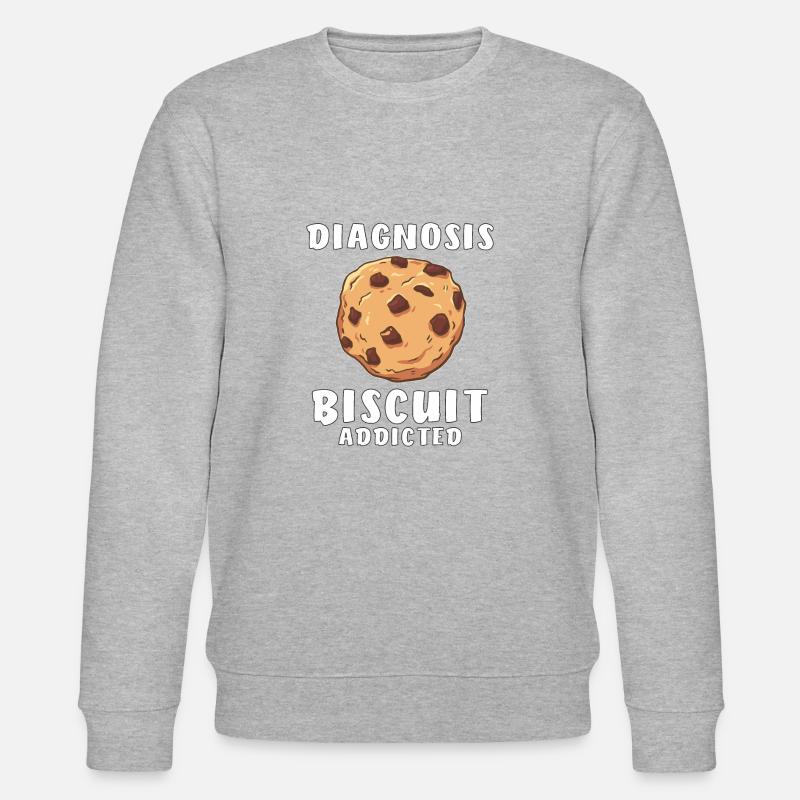 DIAGNOSTIC BISCUIT ADDICTED - Sweat bio CHANGER Stanley/Stella Unisexe - gris chiné