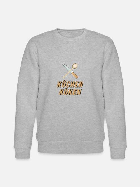 KÜCHEN KÜKEN - Stanley/Stella Unisex Bio-Sweatshirt CHANGER  - Grau meliert