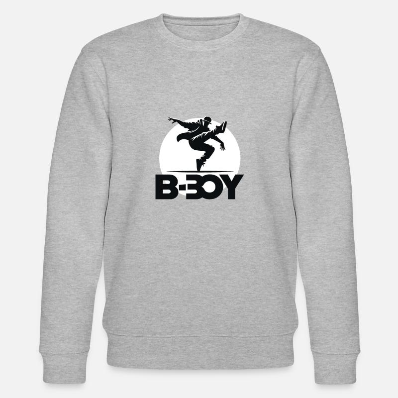 Breakdance Breakdancer Breakdance Enfants - Sweat bio CHANGER Stanley/Stella Unisexe - gris chiné