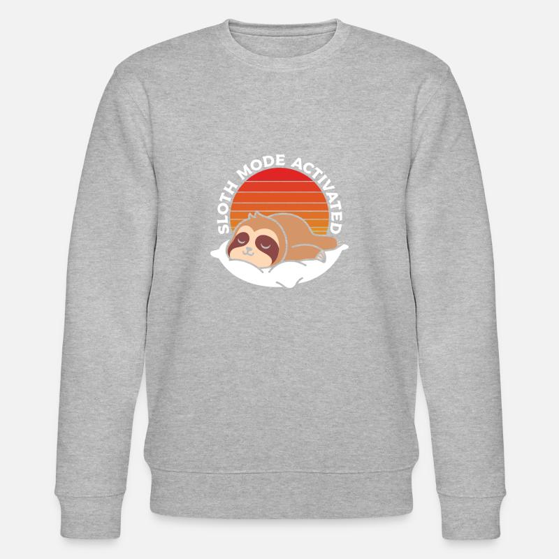 Mode paresseux activé en rétro - Sweat bio CHANGER Stanley/Stella Unisexe - gris chiné