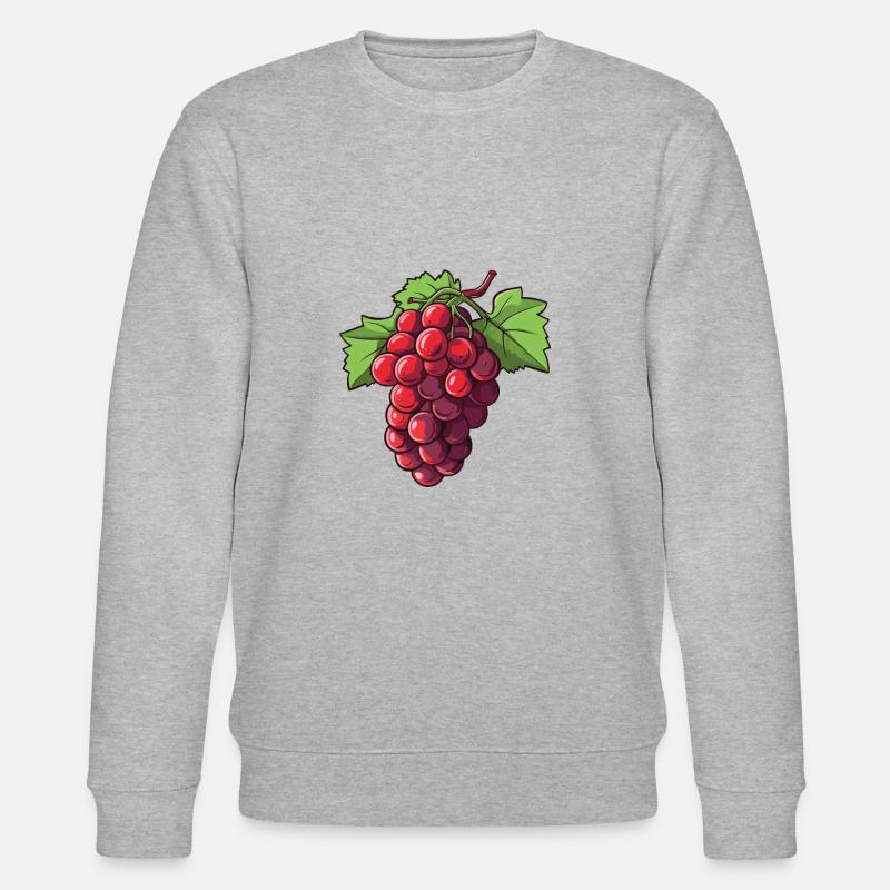 Symbole des raisins - Sweat bio CHANGER Stanley/Stella Unisexe - gris chiné