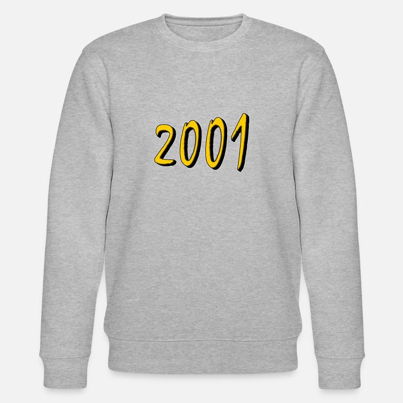 ANNÉE D’ANNIVERSAIRE 2001 - Sweat bio CHANGER Stanley/Stella Unisexe - gris chiné