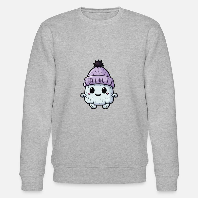 Eskimo Cold Winter Creature - Stanley/Stella CHANGER Unisex Organic Sweatshirt - heather grey