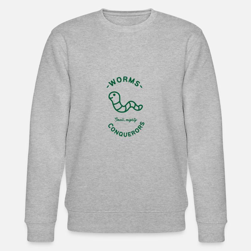 Kleine, mächtige Eroberer - Stanley/Stella Unisex Bio-Sweatshirt CHANGER  - Grau meliert