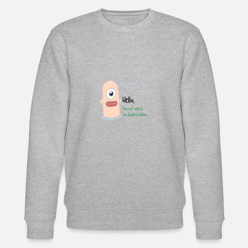 Je ne suis pas bizarre - Sweat bio CHANGER Stanley/Stella Unisexe - gris chiné