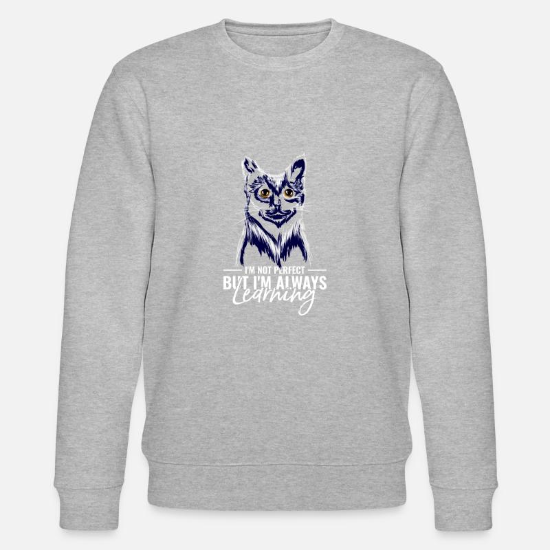 Ich Bin Nicht Perfekt - Stanley/Stella Unisex Bio-Sweatshirt CHANGER  - Grau meliert