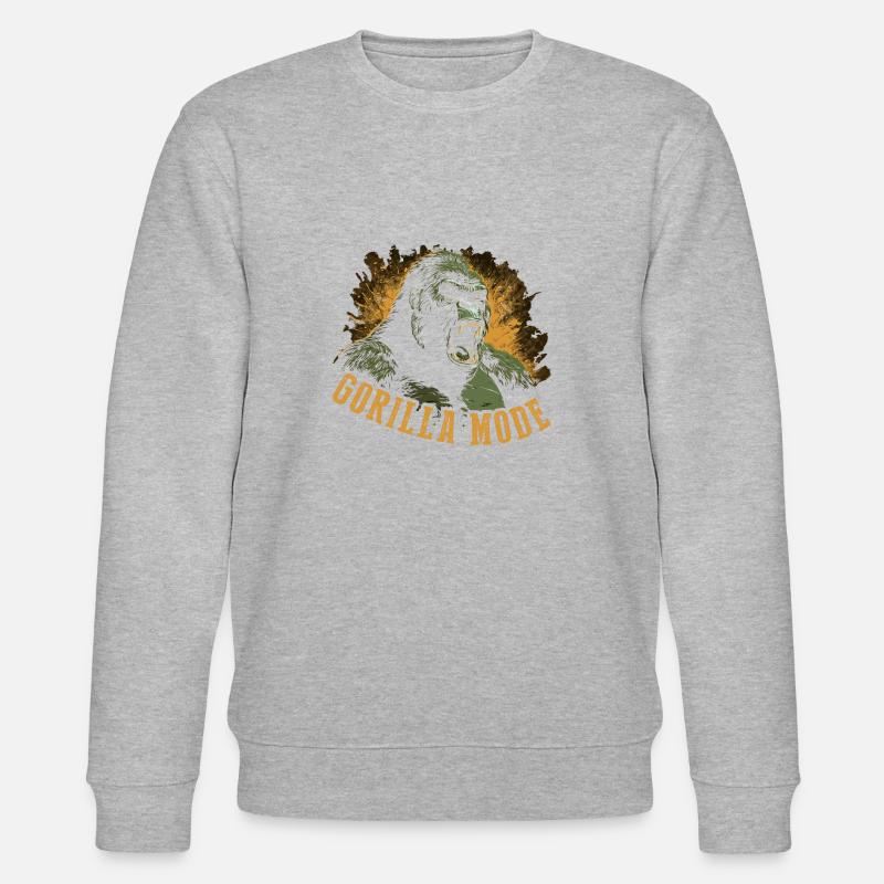 Mode Gorille - Sweat bio CHANGER Stanley/Stella Unisexe - gris chiné