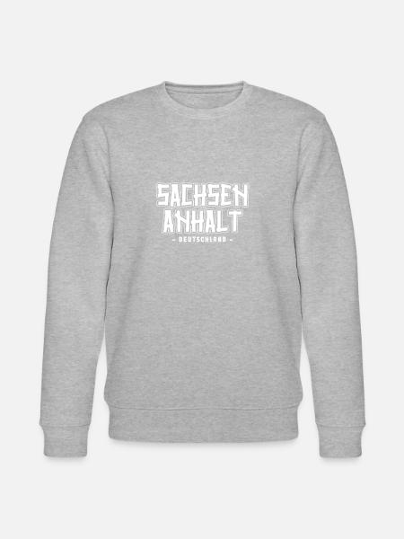 Sachsen Anhalter Sachsen Anhalterin Sachsen Anhalt - Stanley/Stella Unisex Bio-Sweatshirt CHANGER  - Grau meliert
