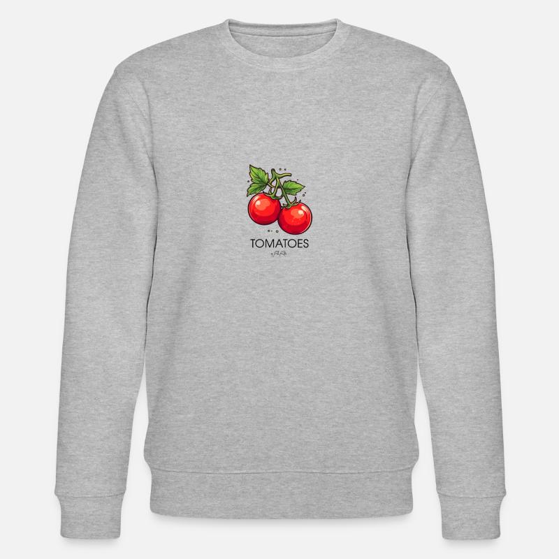 Tomates simples - Sweat bio CHANGER Stanley/Stella Unisexe - gris chiné