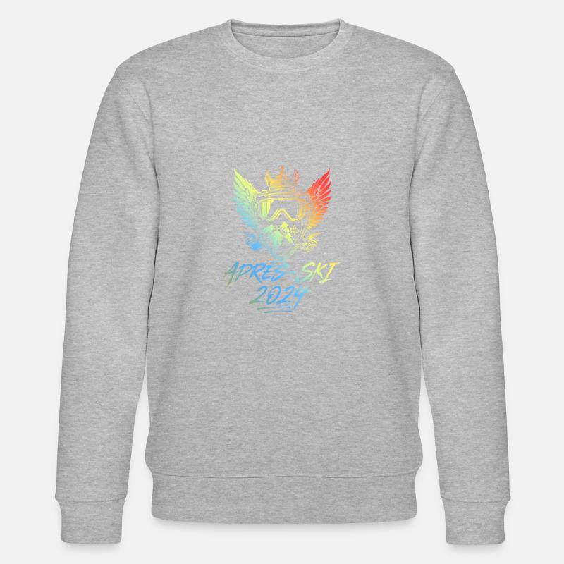 Apres Ski Bunt 2024 - Stanley/Stella Unisex Bio-Sweatshirt CHANGER  - Grau meliert