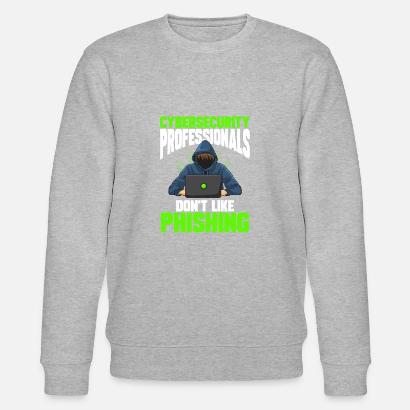 Cybersecurity Hackers IT Security - Stanley/Stella CHANGER Unisex Organic Sweatshirt - heather grey