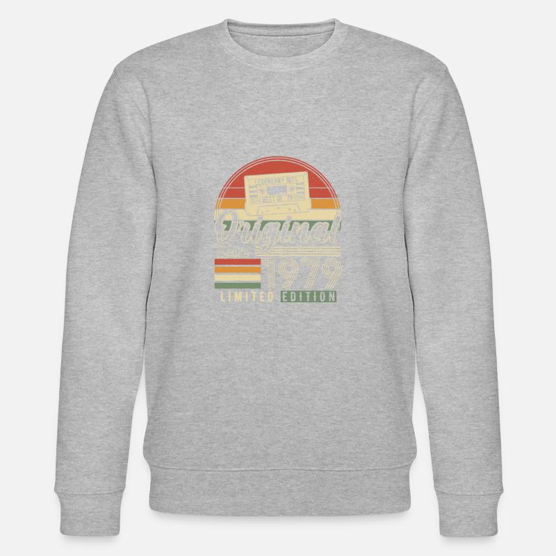 Legenden von 1979 - Stanley/Stella Unisex Bio-Sweatshirt CHANGER  - Grau meliert