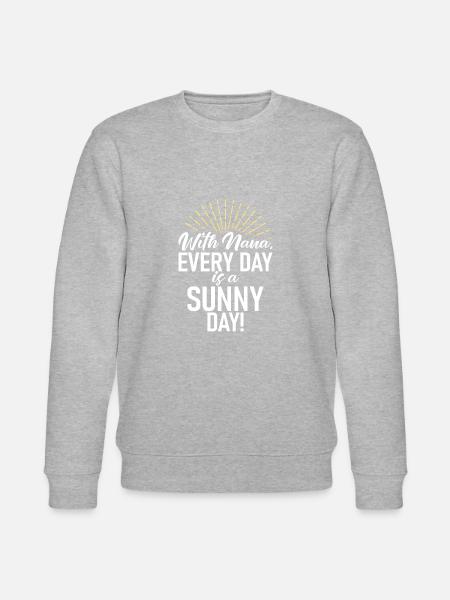 Nana Gifts - Stanley/Stella CHANGER Unisex Organic Sweatshirt - heather grey