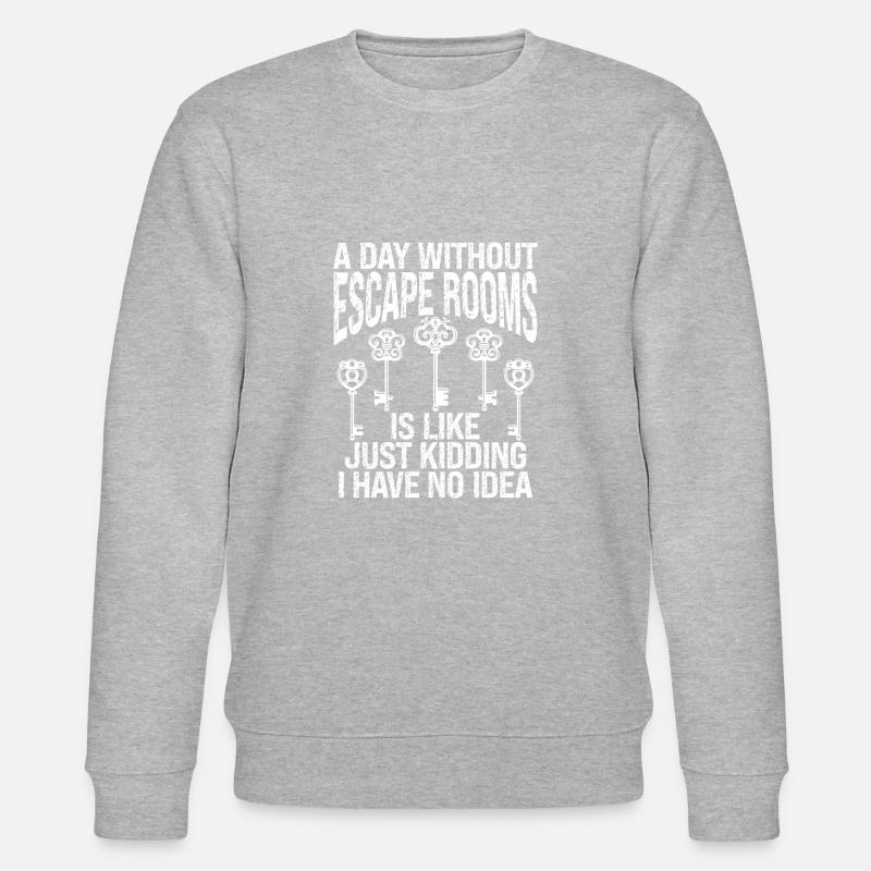 Salle d’évasion - Sweat bio CHANGER Stanley/Stella Unisexe - gris chiné