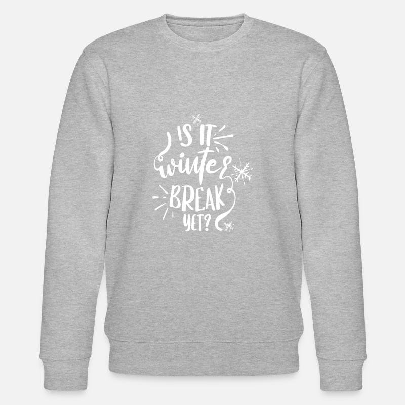 C’est la trêve hivernale ? - Sweat bio CHANGER Stanley/Stella Unisexe - gris chiné