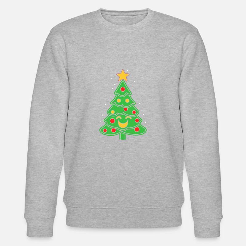 Petit sapin de noel - Sweat bio CHANGER Stanley/Stella Unisexe - gris chiné